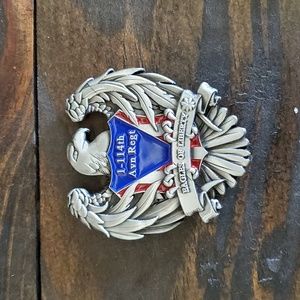 🌲1-114th Avn Regt Arkansas challenge coin